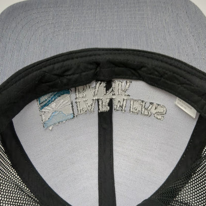 Pacific Headwear Trucker Hat Gray One Size Farmers Bank Since 1917 Mesh Snapback