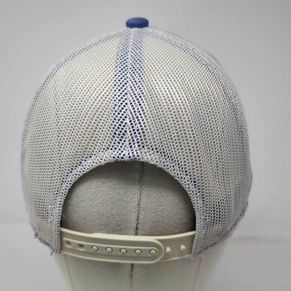 Cabela's Trucker Hat Blue One Size Snapback 1961 Mesh Back Embroidered Logo