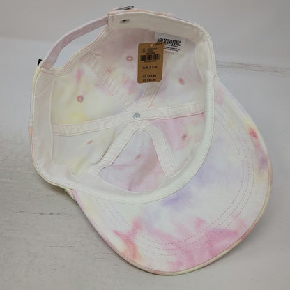 PINK Victoria's Secret Baseball Cap Pink One Size Tie-Dye Script Logo Hat
