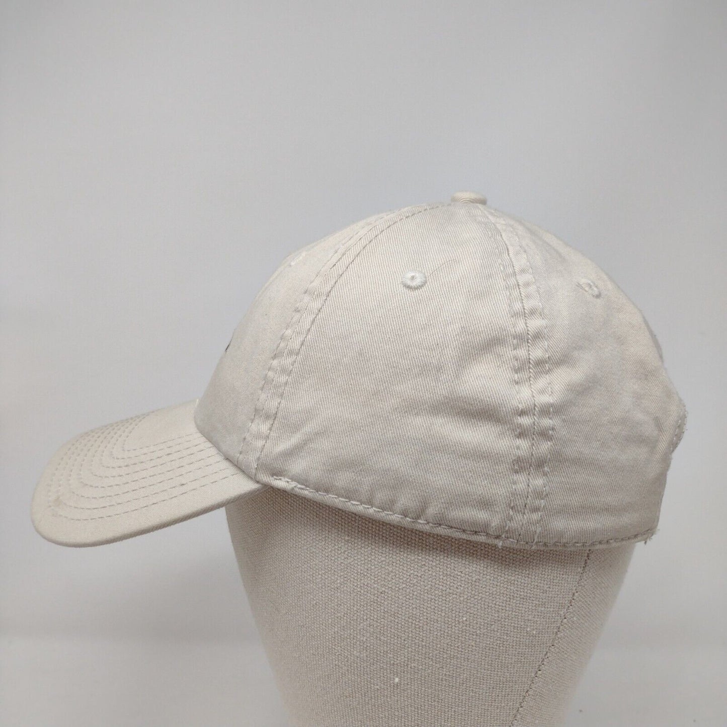 Oregon Slideback Hat Tan One Size Adjustable Embroidered 6 Panel Cotton