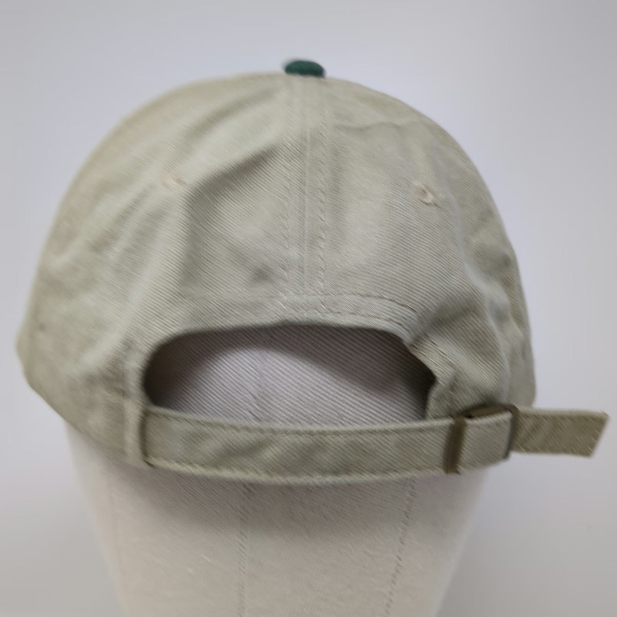 HeadShot Baseball Cap Beige Green One Size YMC Mechanical Contractor Hat