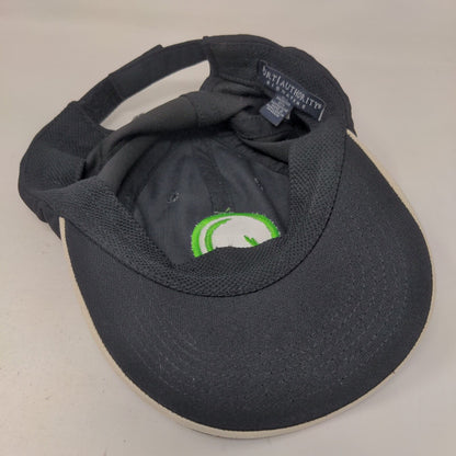 Port Authority Strapback Hat One Size Black Embroidered Green W Logo