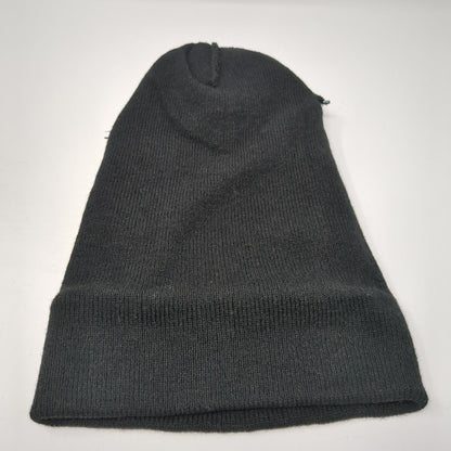 Carhartt Patch Knit Beanie Hat Black One Size Solid Stretch Outdoor