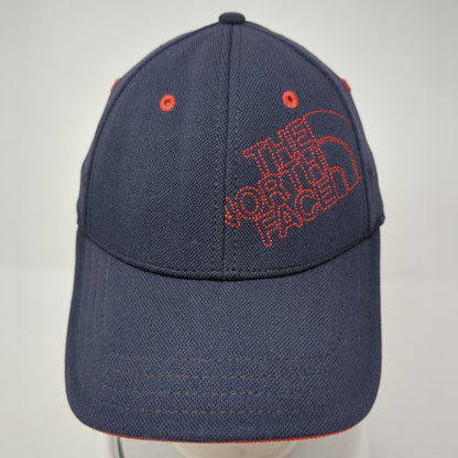 The North Face Fitted Hat Blue S/M Embroidered Vented Holes 6 Panel Flexfit