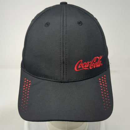Quake City Caps Baseball Cap Black Red One Size Coca-Cola Moisture Wicking Hat