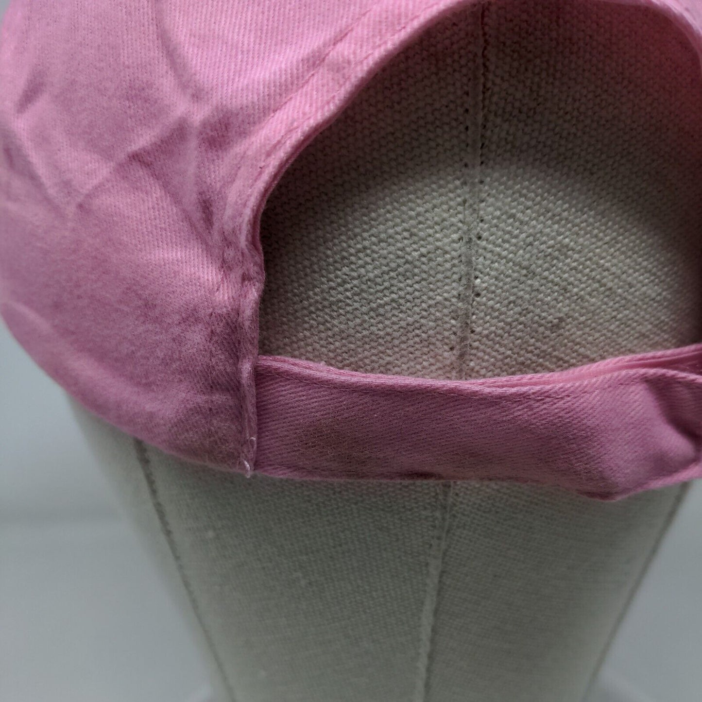 Soil And Water Conservation District Strapback Hat Pink One Size Embroidered