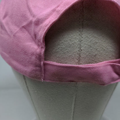 Soil And Water Conservation District Strapback Hat Pink One Size Embroidered