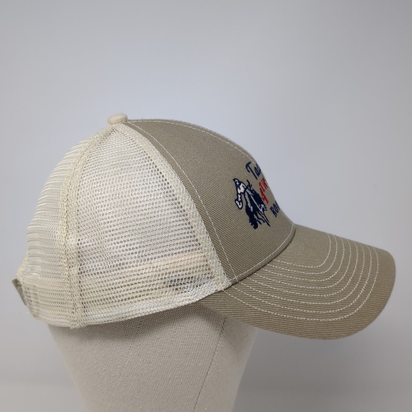 Taylorsville 4th Of July Rodeo & Roping Trucker Hat Brown OS Adjustable Mesh