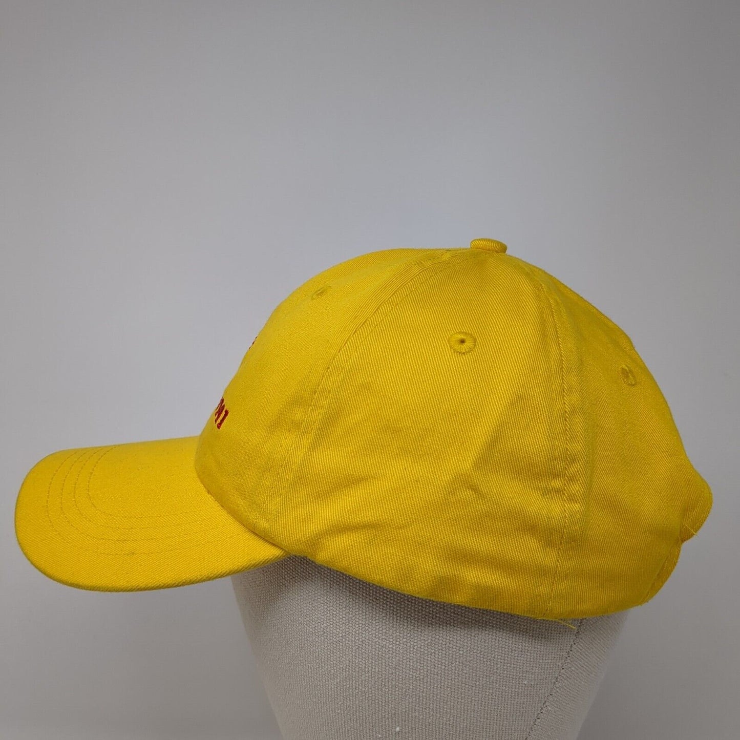 TXvNM #141 Strapback Hat Yellow One Size Legend Fit Embroidered Elevate Cotton