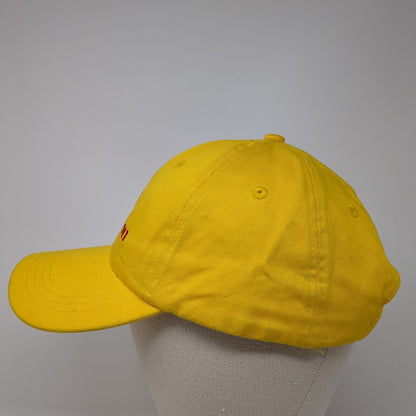 TXvNM #141 Strapback Hat Yellow One Size Legend Fit Embroidered Elevate Cotton