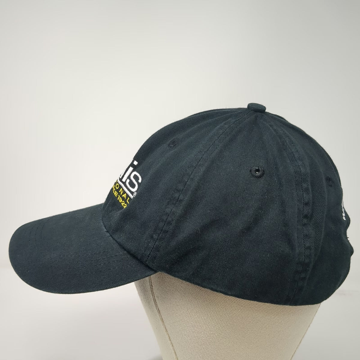 Andis Professional Hat Black One Size Baseball Cap Slideback Grooming Logo