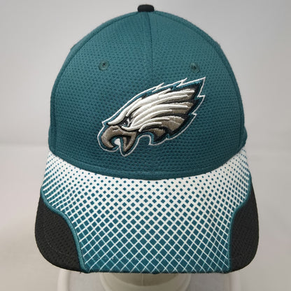 Philadelphia Eagles NFL New Era Green M Cap Stretch Fit Pattern 39THIRTY Hat
