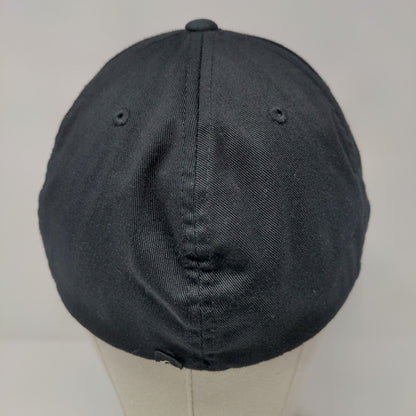 Quiksliver Fitted Hat Black Large/XL Embroidered Flexfit Colorblock