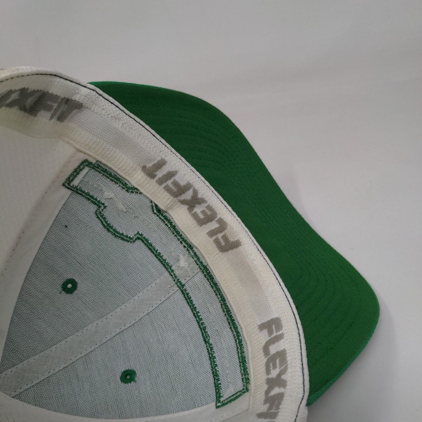 Levelwear Fitted Golf Hat Green Large/XL Colorblock Flexfit 6 Panel