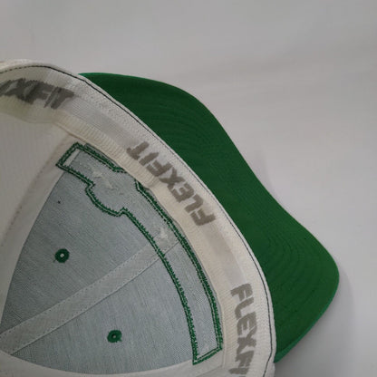Levelwear Fitted Golf Hat Green Large/XL Colorblock Flexfit 6 Panel