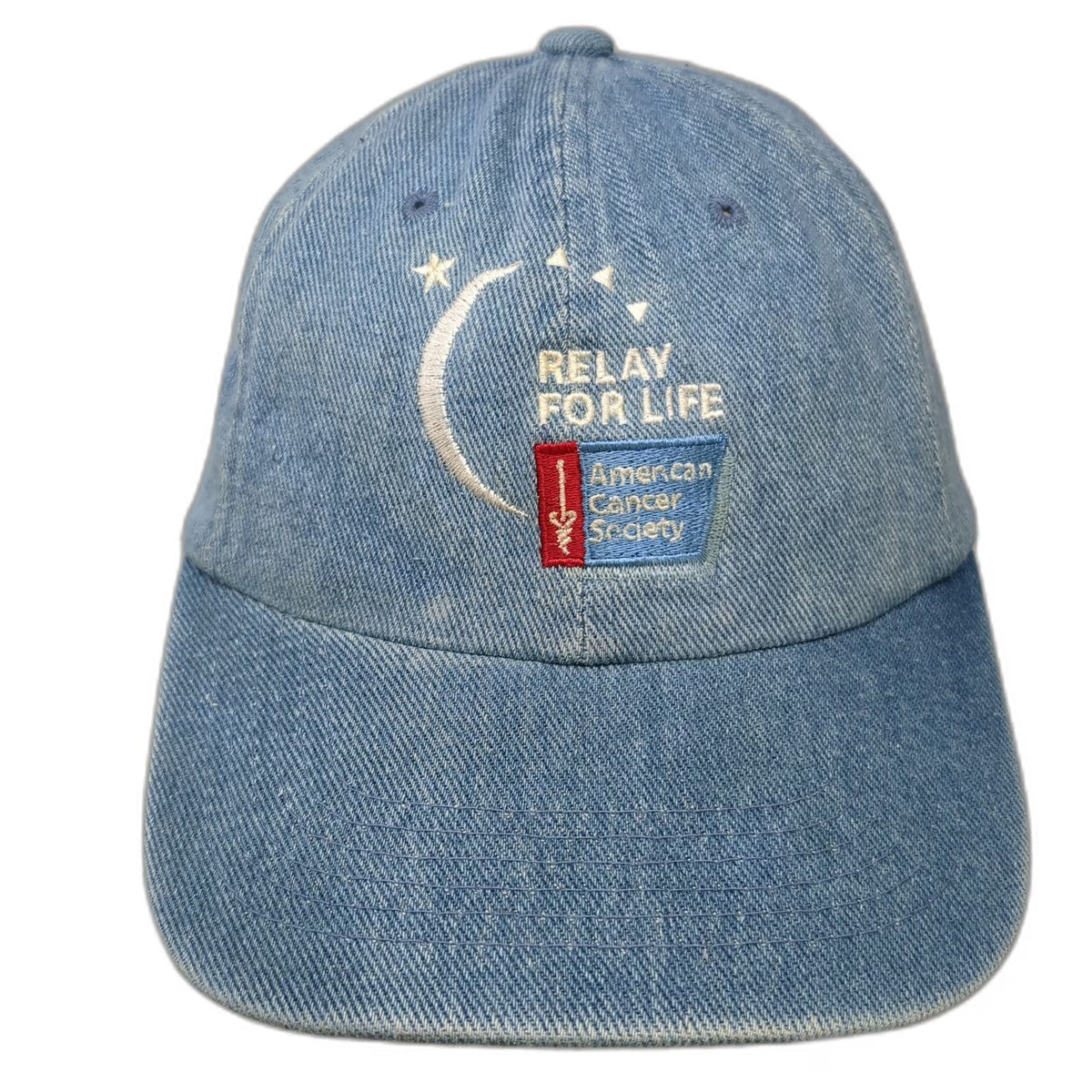 Sportsman Baseball Cap Blue One Size Relay For Life American Cancer Society Hat
