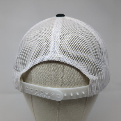 Boise River R&T Snapback Mesh Back Trucker Hat Black OSFA Adjustable