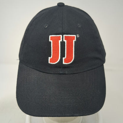 Jimmy John's Baseball Cap Black One Size Strapback Red Logo Embroidered Hat