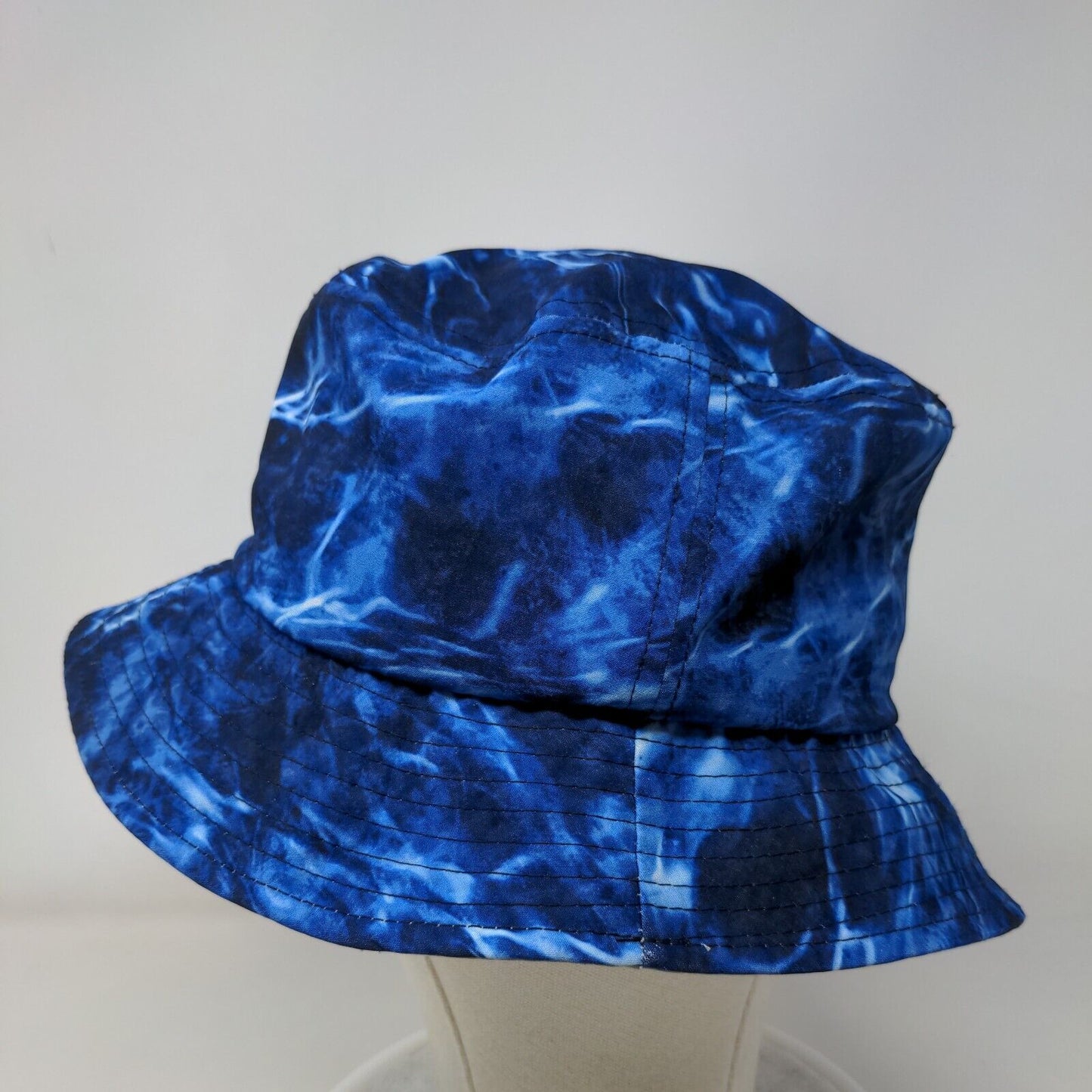 Mossy Oak Elements Agua Bucket Hat Blue OSFM Outdoor Cap All Over Print