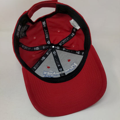 Firecrackers Strapback Hat Red OSFM Adjustable Embroidered Cotton New Era