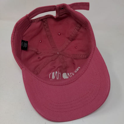 Mermaid Hair Don't Care Slideback Hat Pink One Size Embroidered 6 Panel