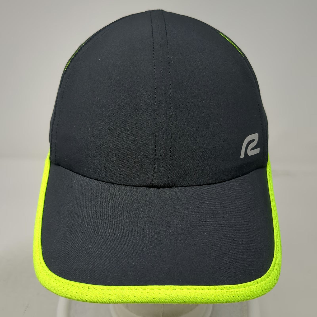 Road Runner Sports Baseball Cap Black One Size Mesh Running Performance Hat