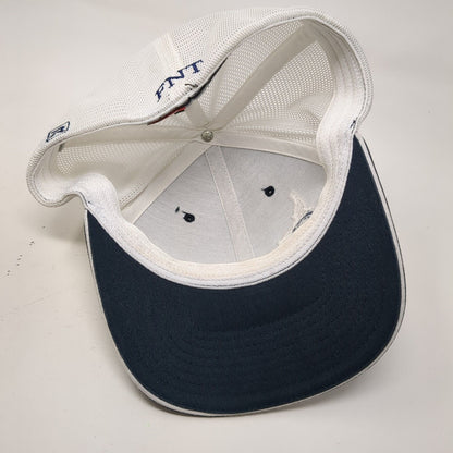 Fidelity National Title Idaho Fitted Mesh Back Trucker Hat Blue L-XL