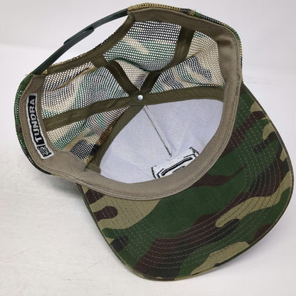 Toyota Trucker Hat Green Camo One Size Mesh Snapback Tundra Pickup Logo Patch