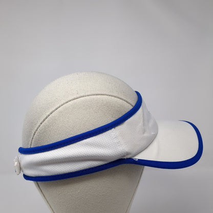 Tennis Strapback Sun Visor Hat White OS Adjustable Lite 510 Pacific Headwear