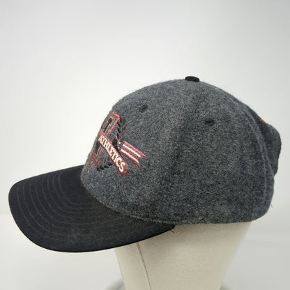 Nike Snapback Hat Gray One Size Wool Blend Authentic Athletics N Logo Sport