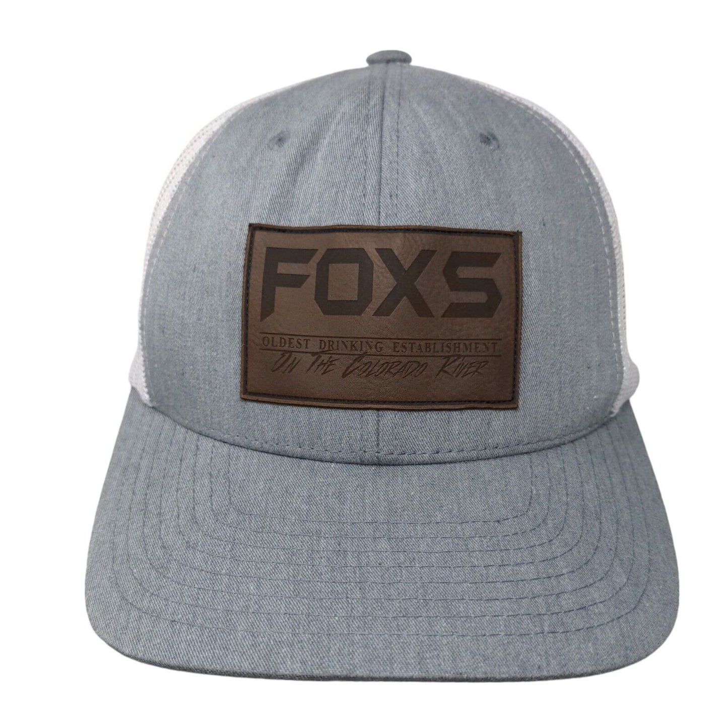 FOXS Oldest Drinking Establishment On The Colored River Trucker Hat Gray OS