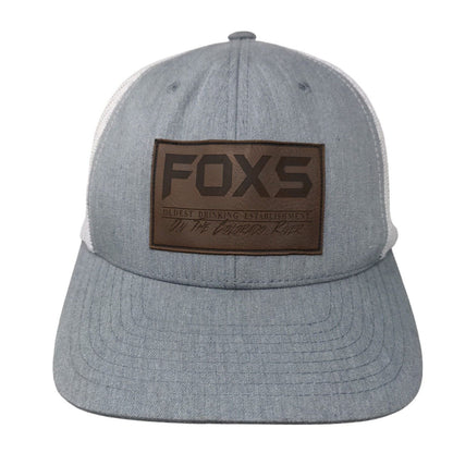 FOXS Oldest Drinking Establishment On The Colored River Trucker Hat Gray OS