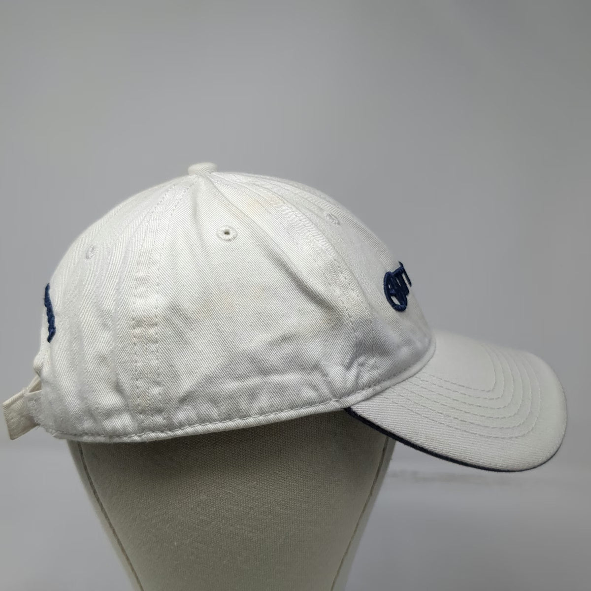 Atlanta Cap Company Hometown Toyota Baseball Cap White One Size Strapback Hat