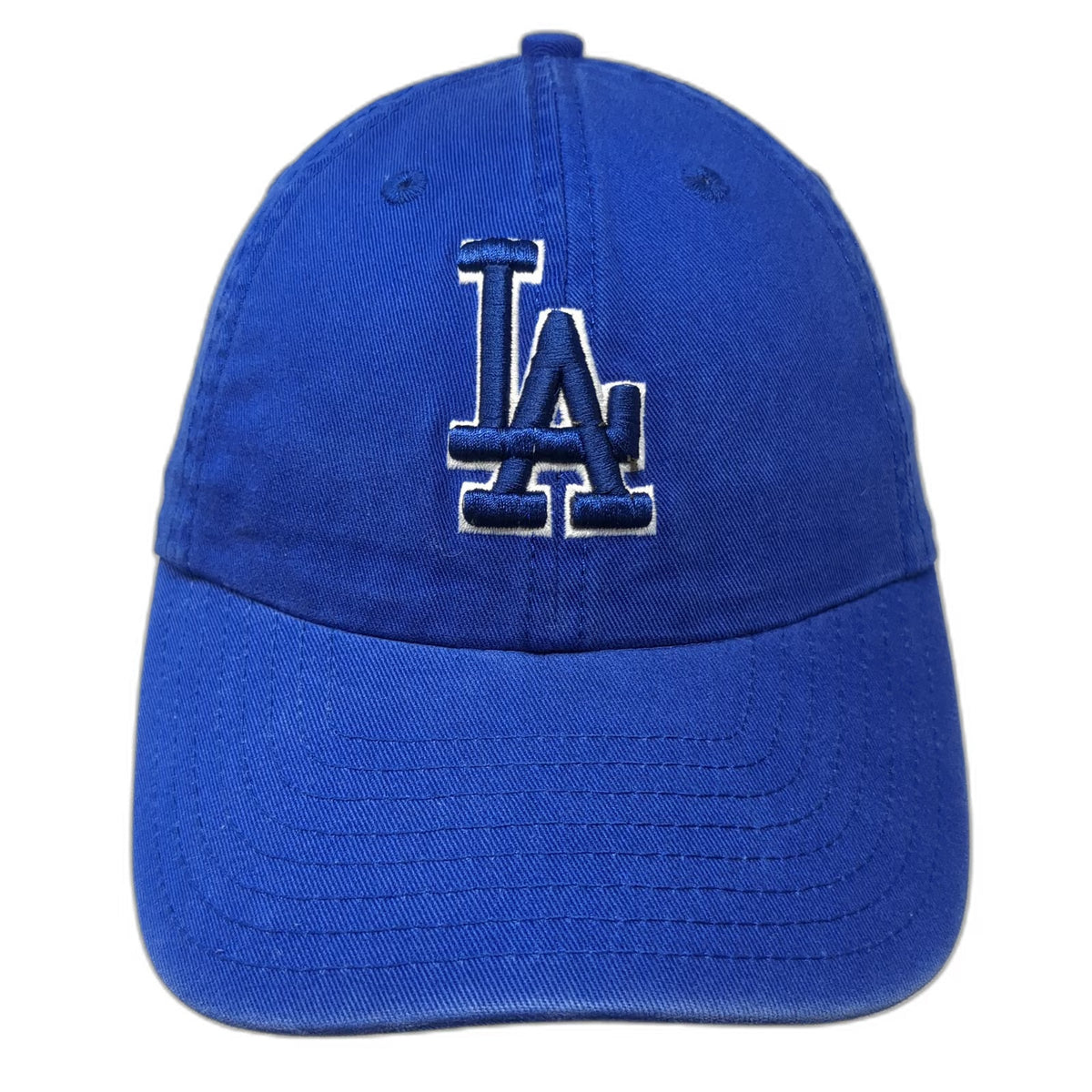 New Era Los Angeles Dodgers MLB Baseball Cap Blue One Size Slideback Cotton Hat