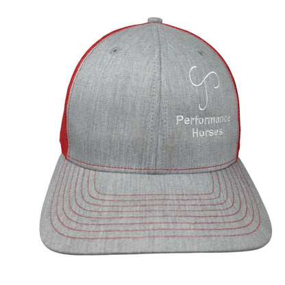 Performance Horses Snapback Trucker Hat Multicolor OSFA Mesh Back