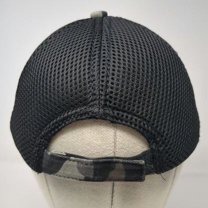 Arrell's Baseball Cap Gray Black One Size Mesh Camo Flag Panama City Beach hat