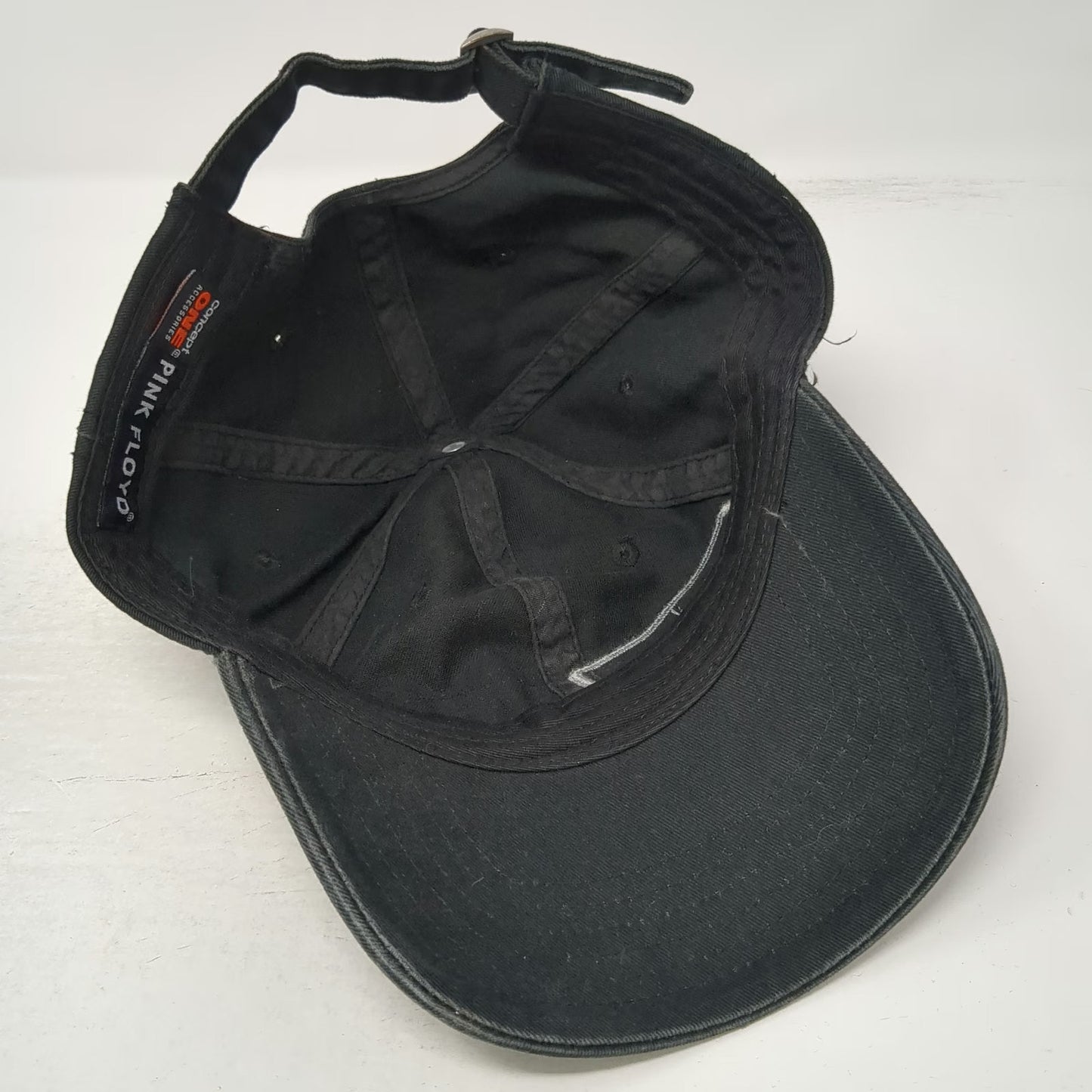 Concept One Pink Floyd Baseball Cap Black One Size Dark Side of the Moon Hat