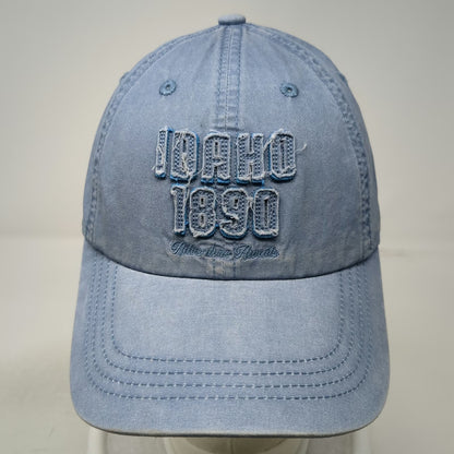 Robin Ruth Baseball Cap Blue One Size Idaho 1890 Adventure Awaits Strapback Hat