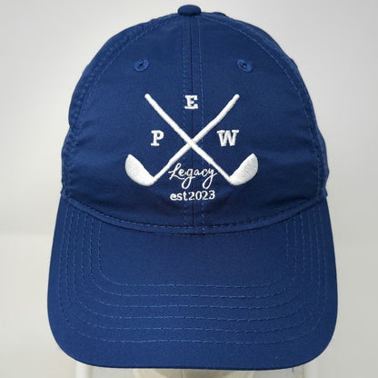 Legacy Baseball Cap Blue One Size Performance Golf est 2023 Embroidered Hat