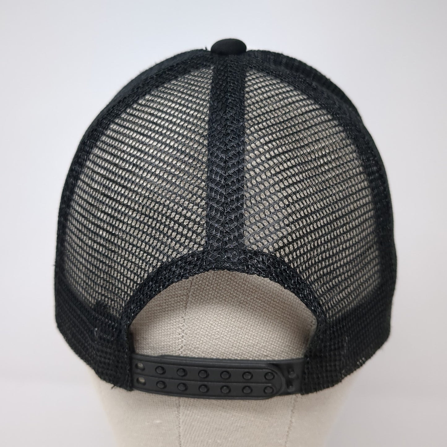 High Fitness Snapback Trucker Hat Black One Size Adjustable Mesh Back Cobra