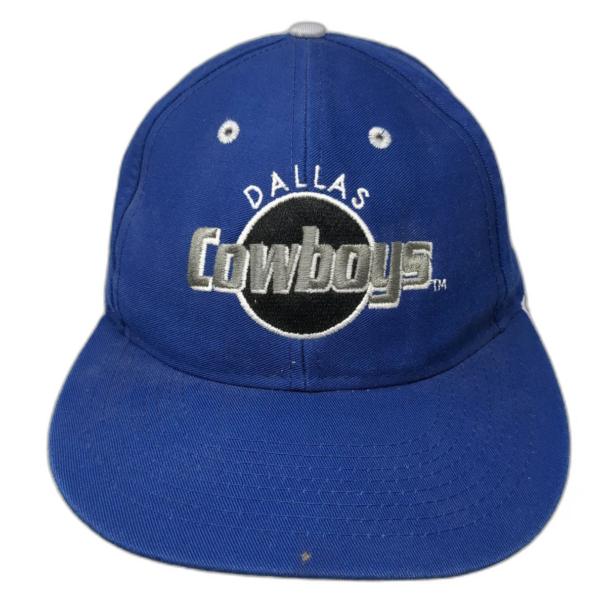 Dallas Cowboys NFL Logo 7 Snapback Blue Hat Embroidered Gray Underbrim Vintage