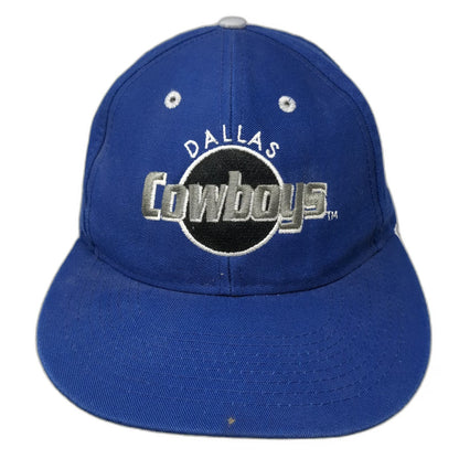 Dallas Cowboys NFL Logo 7 Snapback Blue Hat Embroidered Gray Underbrim Vintage