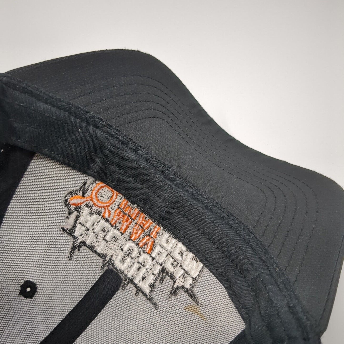 All Out Mayhem Strapback Baseball Cap Black One Size Adjustable Mesh Back