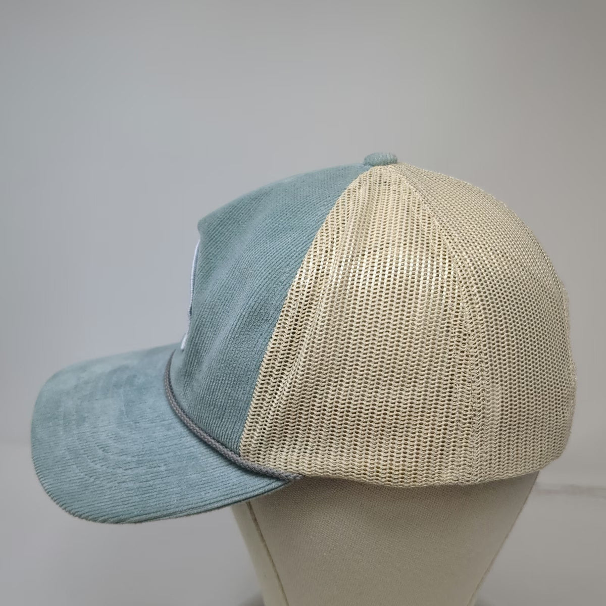 Richardson Trucker Hat Blue One Size Corduroy Mesh Back Rope Tennessee Whiskey