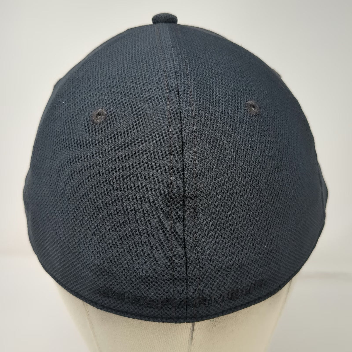 Under Armour Baseball Cap Black L Tonal Logo Performance Curved Brim Classic Hat
