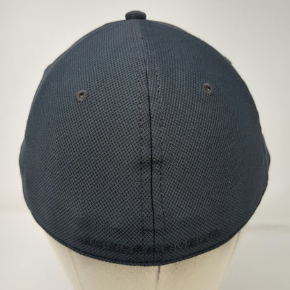 Under Armour Baseball Cap Black L Tonal Logo Performance Curved Brim Classic Hat