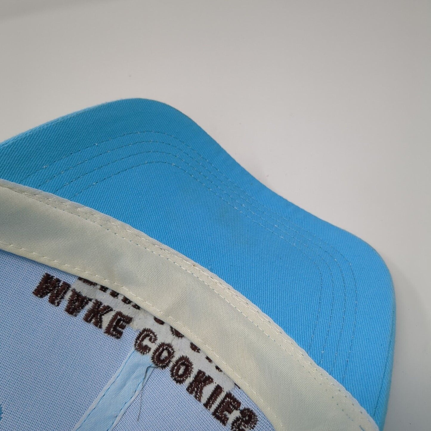 Make Cookies Fun Again Snapback Hat Blue One Size Thinsters Embroidered