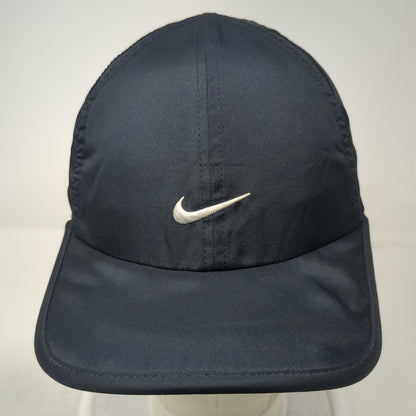 Nike Baseball Cap Black One Size Lightweight Performance Swoosh Slideback Hat