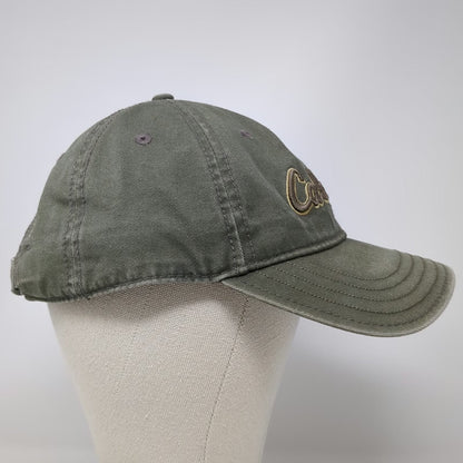 Cabela's Green Baseball Cap One Size Slideback Worlds Foremost Outfitter Fishing