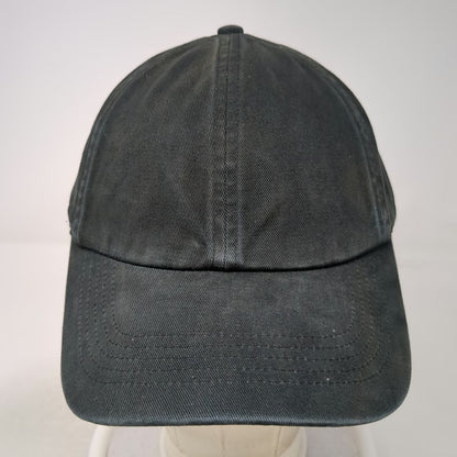 GAP Baseball Cap Black One Size Slideback Cotton Curved Brim Plain Blank Hat